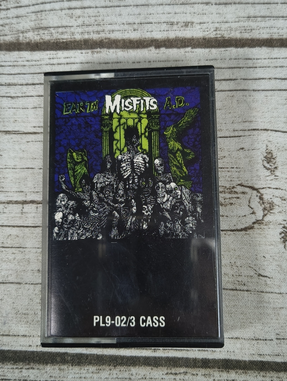 Earth A.D. Misfits Cassette Tape Plan 9 Records Horror Punk